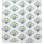 Love tennis douchegordijn (Voorkant)