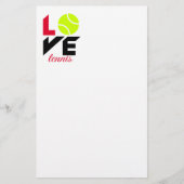 Love tennis flyer (Voorkant)