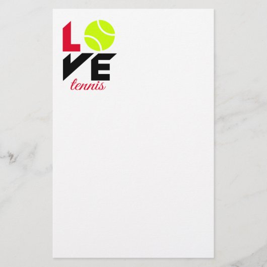 Love tennis flyer (Voorkant)