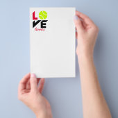 Love tennis flyer (Hand)
