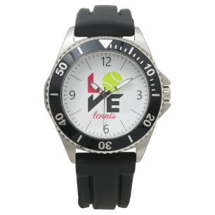 Love tennis horloge