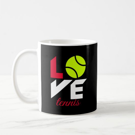 Love tennis koffiemok (Links)