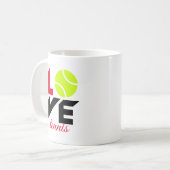 Love tennis koffiemok (Voorkant links)