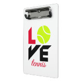 Love tennis mini klembord (Angled2)