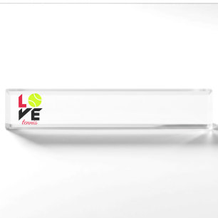 Love tennis naambordje