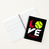 Love tennis notitieboek (Binnen)