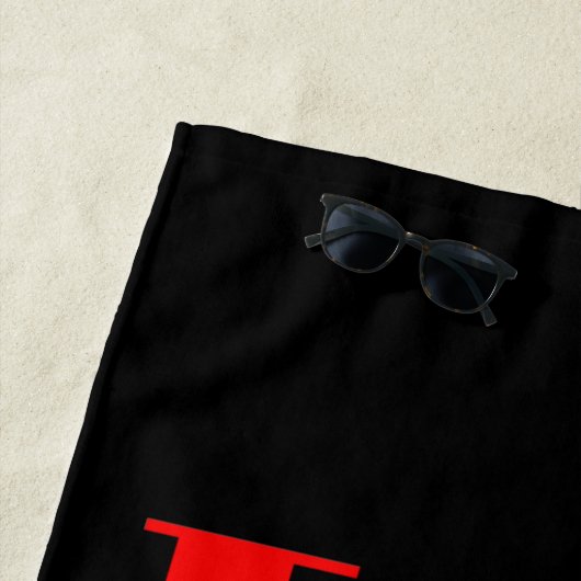 Love Tennis Personalized Sports Strandlaken (In situ)