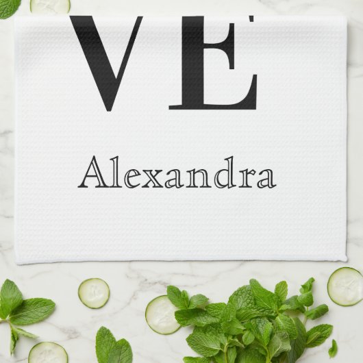 Love Tennis Player Yellow Ball Sporthanddoek Theedoek (Gevouwen)