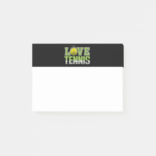 Love Tennis Post-it Notes (Voorkant)