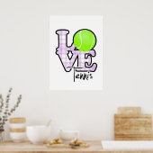 Love Tennis Poster (Keuken)