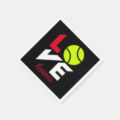 Love tennis servet (Hoek)