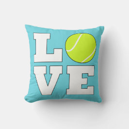 LOVE Tennis Sierkussen voor kleurdecoratief aanpas
