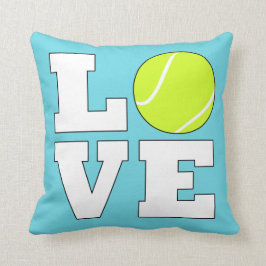 LOVE Tennis Sierkussen voor kleurdecoratief aanpas