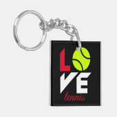 Love tennis sleutelhanger (Voorkant Links)