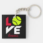Love tennis sleutelhanger (Achterkant)