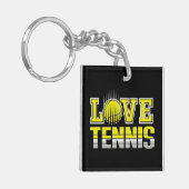 Love Tennis Sleutelhanger (Voorkant Links)