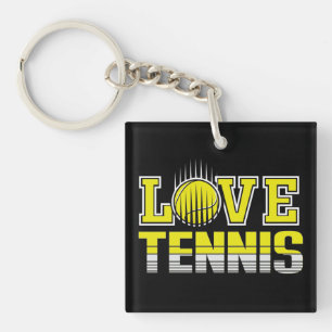 Love Tennis Sleutelhanger