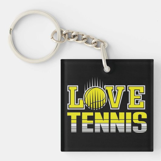 Love Tennis Sleutelhanger (Voorkant)