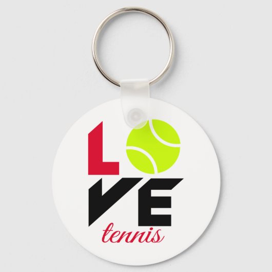 Love tennis sleutelhanger (Voorkant)
