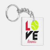Love tennis sleutelhanger (Voorkant Links)