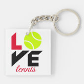 Love tennis sleutelhanger (Achterkant)