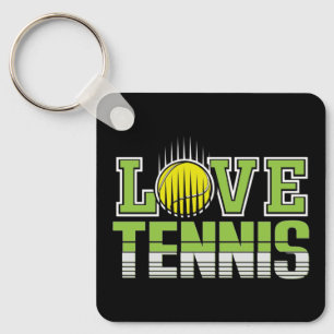Love Tennis Sleutelhanger