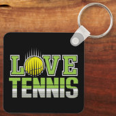 Love Tennis Sleutelhanger (Achterkant)