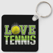 Love Tennis Sleutelhanger (Achterkant)