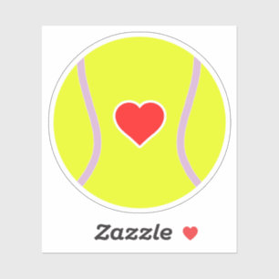 Love tennis sticker