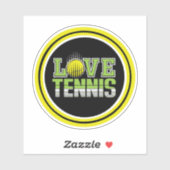 Love Tennis Sticker (Vel)