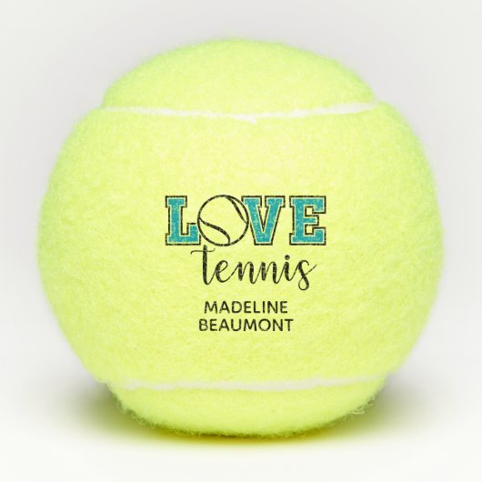 Love Tennis Tennisballen (Voorkant)