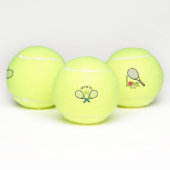 Love tennis tennisballen (Multi)