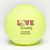 Love Tennis Tennisballen (Voorkant)