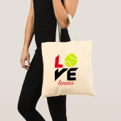 Love tennis tote bag (Voorkant (product))
