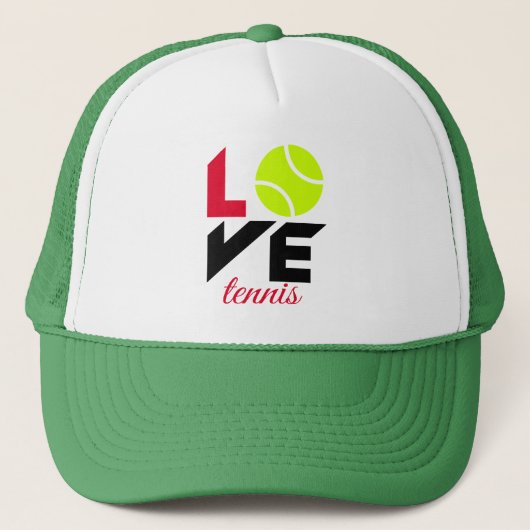 Love tennis trucker pet (Voorkant)