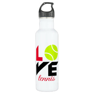 Love tennis waterfles