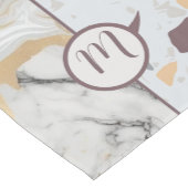 Love Terrazzo-Marble Custom Initiaal Korte Tafelloper (Hoek)