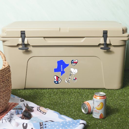 Love Texas, blad of Die Cut Stickers (Koeler)