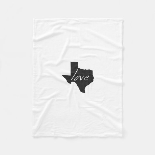 Love Texas Fleece Deken (Voorkant)