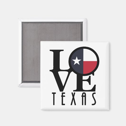 LOVE Texas Magneet (Voorkant / Achterkant)