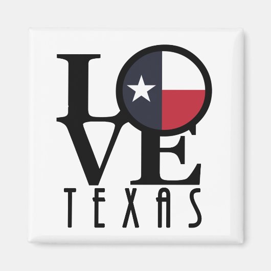 LOVE Texas Magneet (Voorkant)
