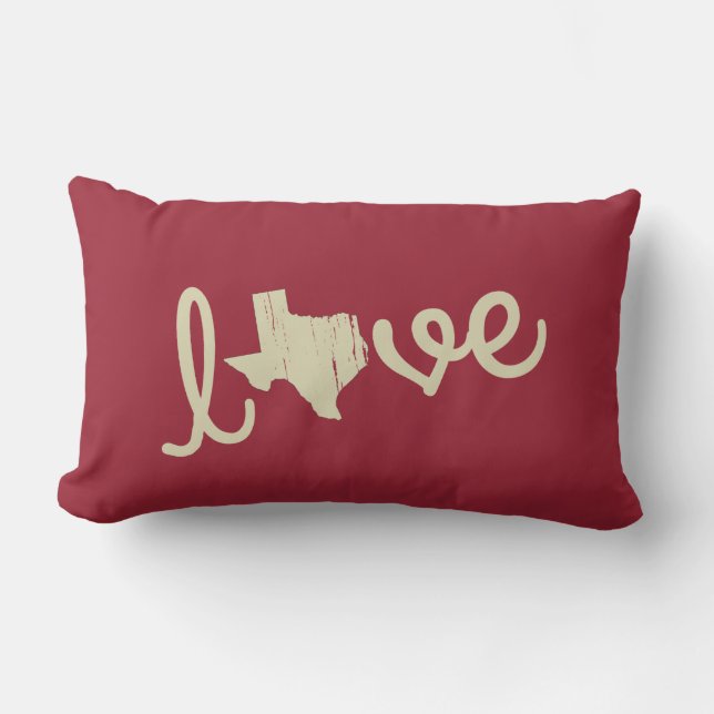 Love Texas pillow Kussen (Voorkant)