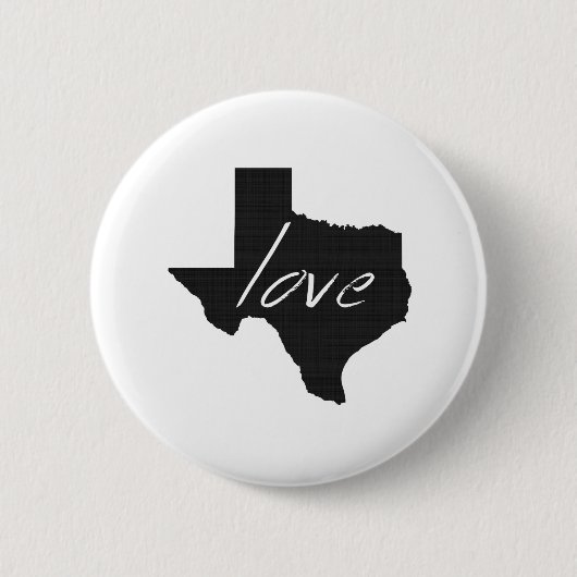 Love Texas Ronde Button 5,7 Cm (Voorkant)