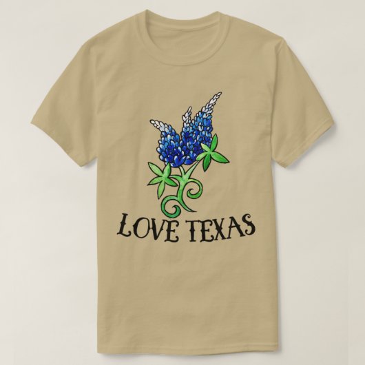 Love Texas T-shirt (Design voorkant)