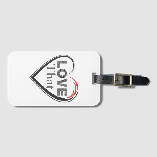 Love That Luggage Tag Bagagelabel (Voorkant (horizontaal))