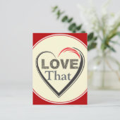 Love That Postcard Briefkaart (Staand voorkant)
