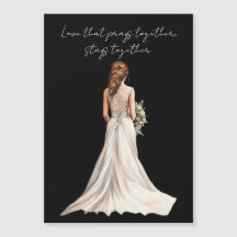 Love that Prays Together Wedding Greeting Card