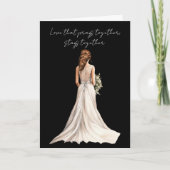 Love that Prays Together Wedding Greeting Card Kaart (Voorkant)