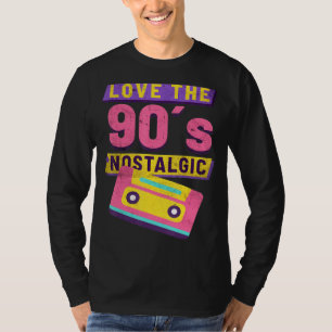 Love The 90's Nostalgische Cassette Party Hip Hip T-shirt