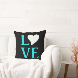 Love The Bride Turquoise Blauwe Bruiloft Suite Tia Kussen